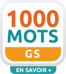 1000 mots - Grande section de Maternelle