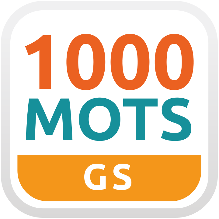 1000 mots Grande Section de Maternelle