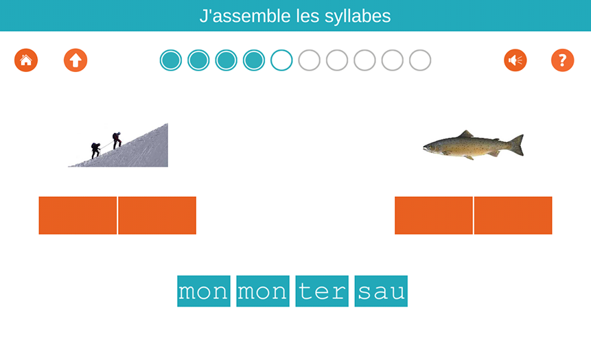 J'assemble les syllabes