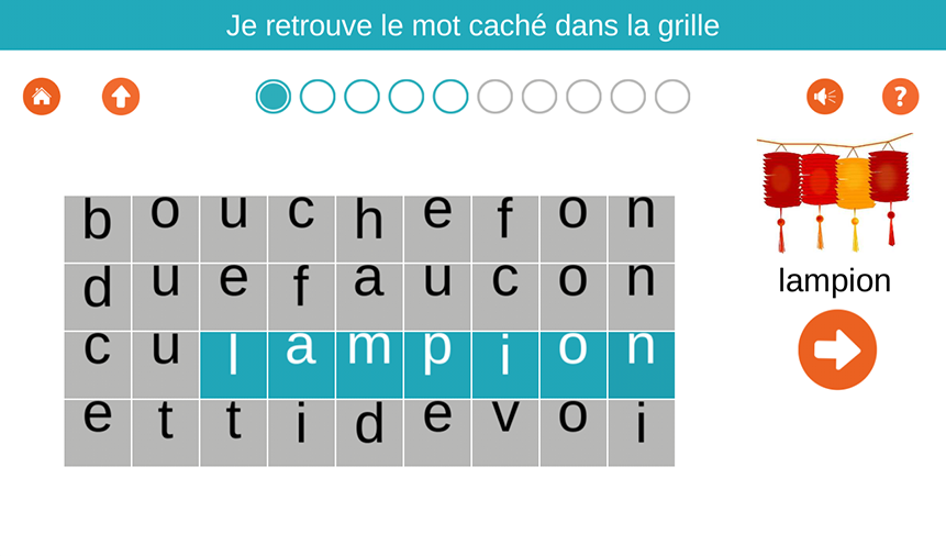 trouver un mot avec les lettres dans le desordre